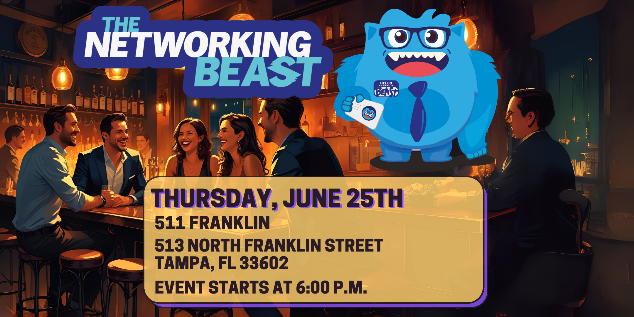 Tampa event banner