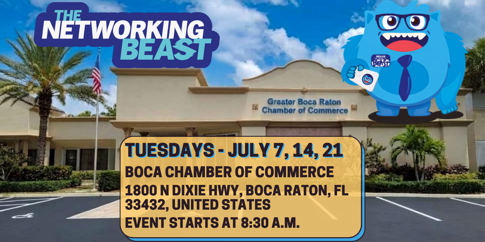 AM Beast Boca Raton event banner