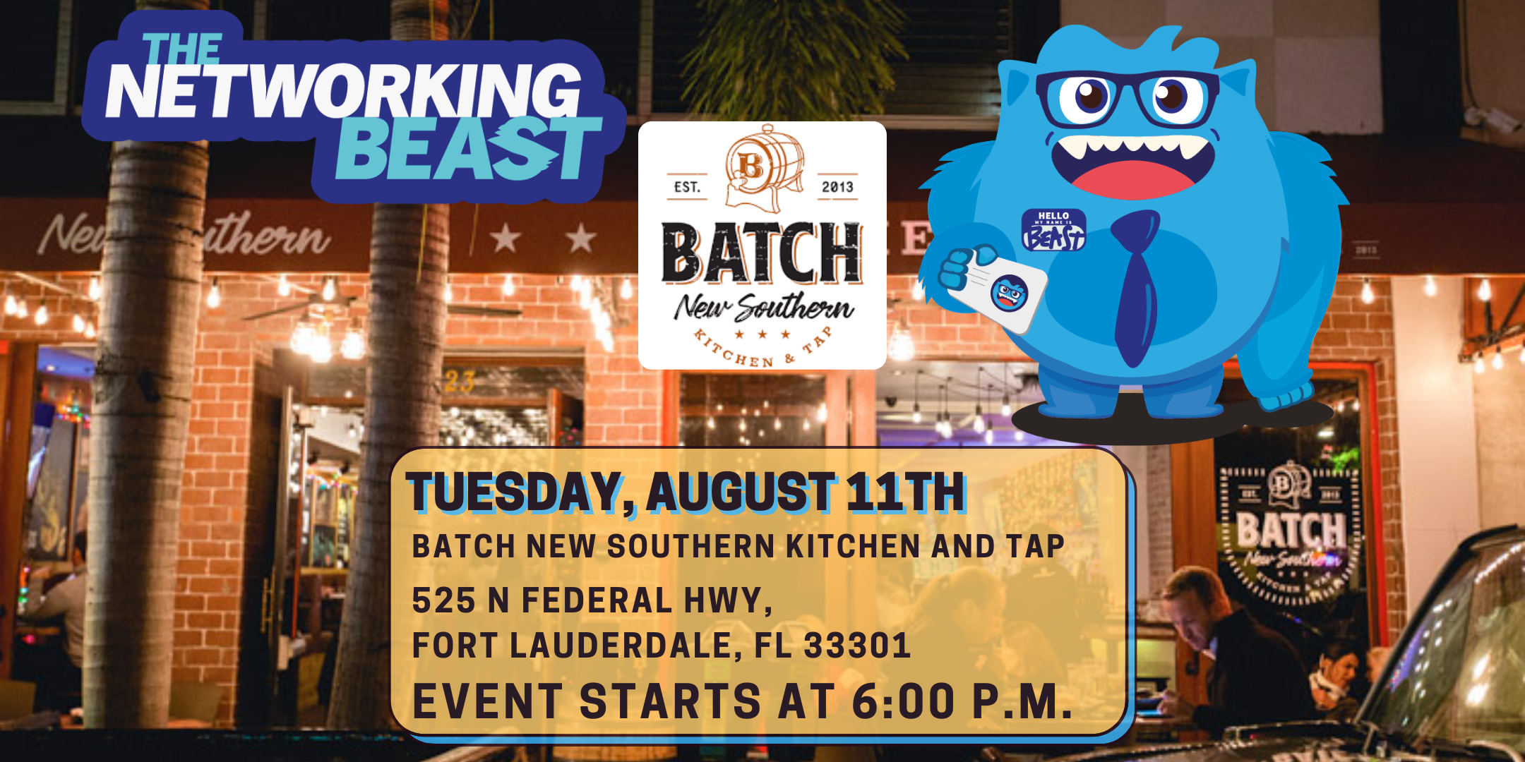 The Networking Beast WFTL event at Carolina Ale House