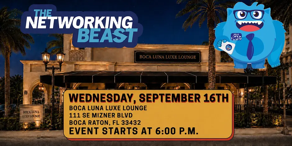 Boca Raton event banner
