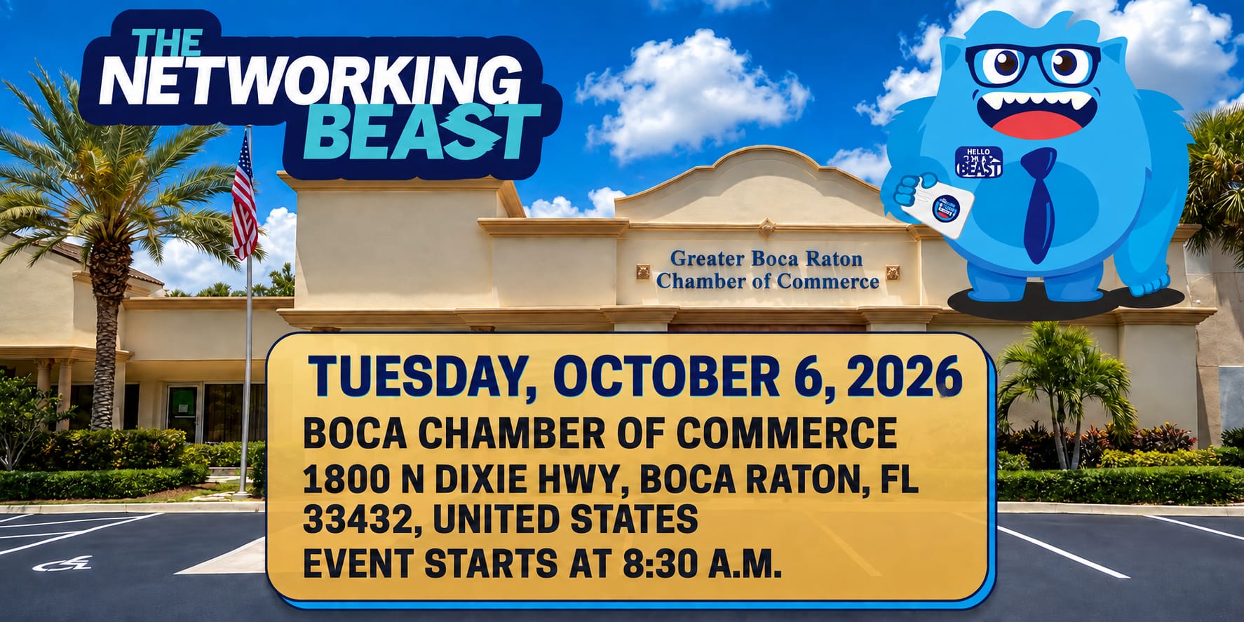 AM Beast Boca Raton event banner